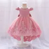 女の子のドレス幼児の女の子のイブニングパーティープリンセスドレスベイビービッグボウタツガウンキッズ誕生日結婚式コスチュームガラ服ベシドス230731