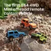 Electric RC Car Sniclo 1 64 3010 Wrangler Off Road FPV Micro med glasögon 4WD Fjärr Mangetisk avtagbar FPVBox -simuleringsdrift 230731