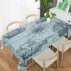 Table Cloth Ocean World Pattern Tablecloth Fashion Minimalist Tablecloth Home Office Square Tablecloth Anti-fouling Dressing Tablecloth R230819