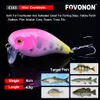 الطعوم السحر fovonon float crankbaits wobbler صيد الأسماك العميقة c crankbait jerkbait bait perch pesca mini wobblers 230801