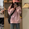 Vrouwen Jassen HOUZHOU Roze Windbreakers Jas Vrouwen Oversized Koreaanse Mode Anorak Rits Capuchon Grunge Y2k Streetwear Outdoor Jas 230731