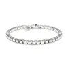 Realfine888 3A TF-Tag-Armbänder mit Knebelverschluss in Silber, ikonischer Schmuck, Luxus-Designer für Damen, mit Box TF30 1-20