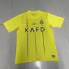 24 25 Al Nassr FC Soccer Jerseys 2024 Home Ronaldo Mane de Bruyne Gonzalo Martinez Talisca Ghislain Vincent Aboubakar Men Kids Kit voetbal Shiirt