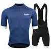 Conjuntos de camisas de ciclismo Raphaful Road Mens Professional Bib Shorts Mountain Bike Ternos Maillot Ciclismo Uniforme 230801