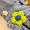 Dżinsy ambroiderowe kwiat dziewczyny dziecięce spodnie dla dzieci Daduhey szerokie noga harem ubrania dna 230731