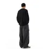 Mensbyxor Y2K Streetwear Baggy Jeans Casual Long For Men Wide Leg Oversize Cargo rak fulllängdbyxor 230731