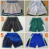 Mannen Team Elastische Taille Shorts Gestikt Basketbal Joggingbroek Western Eastern Running Wear Broek Casual Ademend Kentavious Caldwell-Pope Ochai Agbaji