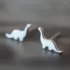 Stud Oorbellen Oude Dier Dinosaurus Vorm Eenvoudige Metalen Stijl Oor Piercing Accessoires Voor Vrouwen/Mannen Paar