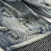 Jeans da uomo Biker Skinny Jean Homme Denim Split Spijkerbroeken Heren Pantaloni elastici Slim Fit Moto Hip Hop Fashion