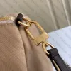 Echte lederen crossbody tas ll10a spiegel gezicht van hoge kwaliteit designer schoudertas luxe duw kussen handtas prachtige verpakking