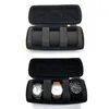 Caixas de joias EVA Caixa de armazenamento de relógio anti-queda e à prova de choque portátil Estojo de rolo para homens Display Holder Stand 230801