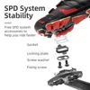 Cykelpedaler Rockbros Bicycle Lock Pedal 2 I 1 Anti Slip Nylon MTB Flat Cleat Platform Shimano SPD Accessories 230801