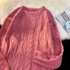Hommes chandails 2023 laine Vintage cachemire tricots pull automne hiver tricoté décontracté ample col rond pull E84