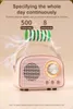 Portable Speakers Mini Wireless Retro Bluetooth Radio Portable USB Interface Classical Decoration Travel Music Player R230801