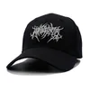 Ball Caps Y2K Gothic Street punk baseball czapka bawełniana moda haft haft na świeżym powietrzu czarny sport mężczyzn kobiety Hip Hop Snapback Tata Hats