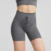 Pantaloncini attivi Sport senza cuciture per le donne Pantaloni da yoga con coulisse e pantaloni da fitness a vita alta da donna