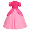 Sukienki dziewczynki brzoskwiniowe sukienki dla dziewcząt Kostium Kostium Party Cosplay Halloween karnawałowe suknie urodzinowe dzieci vestidos 230731