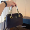 Women Lacquer leather handbag Fashion Shopping Satchels Shoulder Bags Nylon chain totes crossbody messenger bag Luxury designer purses briefcase envelope wallet