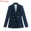 Vestes pour femmes PF To Love Woman Casual Blazers Rose Blanc FW Automne Printemps Rue Élégant Arrivées Bouton Droit Solide Survêtement 230731