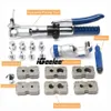 iGeelee Kit d'extension de tube hydraulique et d'évasement universel 2 en 1 pour 3 16 1 4 5 16 3 8 1 2 5 8 3 4 7 8 pouces Soft HAVE Coppe170O