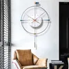 Wall Clocks Mechanism Luxury Clock Minimalist Large Stickers Alarm Bedrooms Art Mural Reloj De La Pared Fashion Decoration ZLXP