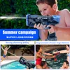 Gun Toys Elektrisches Wasser, tragbar, Singen mit trommelförmigem Behälter für Strand, Outdoor, Party, Erwachsene, Teenager, 230731