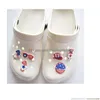 Shoe Parts Accessories Red Cute Cartoon Pvc Charms Holes Buckles Action Figure Fit Bracelets Clog Jibz Shoes Wristband Boys Series Randomly