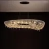 Lampade a sospensione Milano Italia Designer Luxury Post-modern Crystal Living Room Chandelier El Restaurant Villa Bedroom