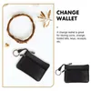 Emballage cadeau étui pour écouteurs porte-monnaie pochette polyvalente taille paume porte-clés filles