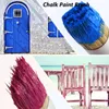 New 3Pack Chalk and Wax Paint Brushes Bristle Stencil Brushes for Wood Furniture Home Wall Decor