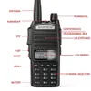 Walkie Talkie Baofeng UV 82 Real 5W 8W Ham Radio Comunicador Dual PTT Long Range 2 Way Portable FM Amatör Station 230731