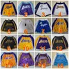 Män bara Don Basketball Pant Team Elastic midja Shorts Zipper Fly Pocket Wear Sweatpants Drawstring Running Solid Zip Up Short Sewing Brice Sensabaugh Bones Hyland