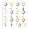 Accessori sportivi in titanio Bracciale fai da te Perline Ciondolo portachiavi Favore di partito Palla sportiva Calcio Baseball Pallacanestro Perlina di legno 9 Goccia Dhfjm