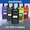 Walkie talkie 2pcs baofeng UV 999 pro max 10w ad alta potenza ad alta potenza per ricetrasmettitore a doppia banda di caccia a 2 vie radio 2023 230823