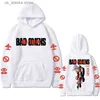 Herren Hoodies Sweatshirts Bad Omens Band Tour 2023 American Music Doppelseitig bedruckte Hoodies A Tour of The Concrete Jungle Tour Hoodies Männer Frauen Kleidung T230731