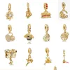 Чары 925 стерлинги Sier Dangle Tradm Tharm Gold Pendant Scilebling Sun Bee Tree Beads Bead Fit Bracelet Bracelet Diy Jewelry Drop Deliver Dhaj8