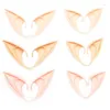 Backs Earrings Party Decoration Fake Latex Ears Fairy Halloween Cosplay Accessories Angel Elven Elf Po Props Adult Kids Toys Supply