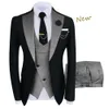 Abiti da uomo Blazer Arrivo Terno Masculino Slim Fit Ball And Groom For Men Boutique Fashion Giacca da sposa Gilet Pantaloni 230731