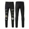 Hosen am Kleidung ami amirlies Jean amiiri imiri Hosen 2023 Biker Neuankömmlinge Löcher amirly Herren COOLGUY Luxus Designer Herren Denim Jeans O2Q2 0UMG