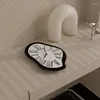 Zegary ścienne Dekoracja salonu akrylowy zegar wiszący sypialnia Kreatywna prostota rzymska cyfrowa restauracja Mute Restaurant