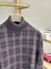 Pulls pour hommes hiver loro piana pull à col roulé à manches longues rouge pull en cachemire tricoté