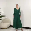 Robes Décontractées Vert À Pois Robe Française Femmes Unique Top Qualité Sexy Une Épaule Ruché Taille Haute Designer Vêtements