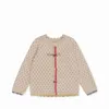 Cardigan KS Brand 2023 Новые весенние детские свитера девушки милый принт с длинным рукавом вязаный кардиган детский ребенок коттон