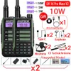 Walkie Talkie 2Pack Baofeng UV 16 Pro Mate V210W UV16PRO Maximaal Type C Charger Lange trek ProBle ProBle Radio Upgrade UV5R UV10R Max V2 230823