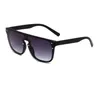 Blomslins solglasögon med brevdesigner Brand Sun Glasses Women Män unisex resande solglasögon Black Grey Beach Adumbral 2330