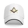 Ball Caps Freemasonry Symbol Square And Compasses Men Baseball Peaked Cap Sun Shade Cycling Hat