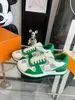Koşun Sneakers Tasarımcı Erkekler Klasik Koşu Ayakkabıları Tuval Buzağı Deri Kumaş Ekleme Kauçuk Çınlama Spor Ayakkabıları Boyut 38-45 Koşu Ayakkabıları