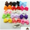 Hair Accessories 3 Inch Grosgrain Ribbon Bows With Clip Baby Girl Pinwheel Hairbows/Hair Clips/Hair Pins Drop Delivery Kids Maternity Dh2Xo