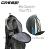 Bolsas ao ar livre Cressi Fishing Freediving Fin Bag Mochila para equipamentos de caça submarina à prova d'água Scuba Long Blade Piovra 230801