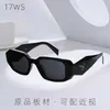 Designer de luxe à la mode de haute qualité Nouvelle célébrité en ligne P Famille UV Photo résistante Sunglasses Personnalité de mode Slim Lunettes de soleil SPR 17W